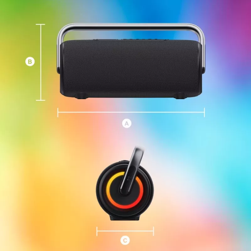 Altifalante portátil Manta SPK530-BK, preto