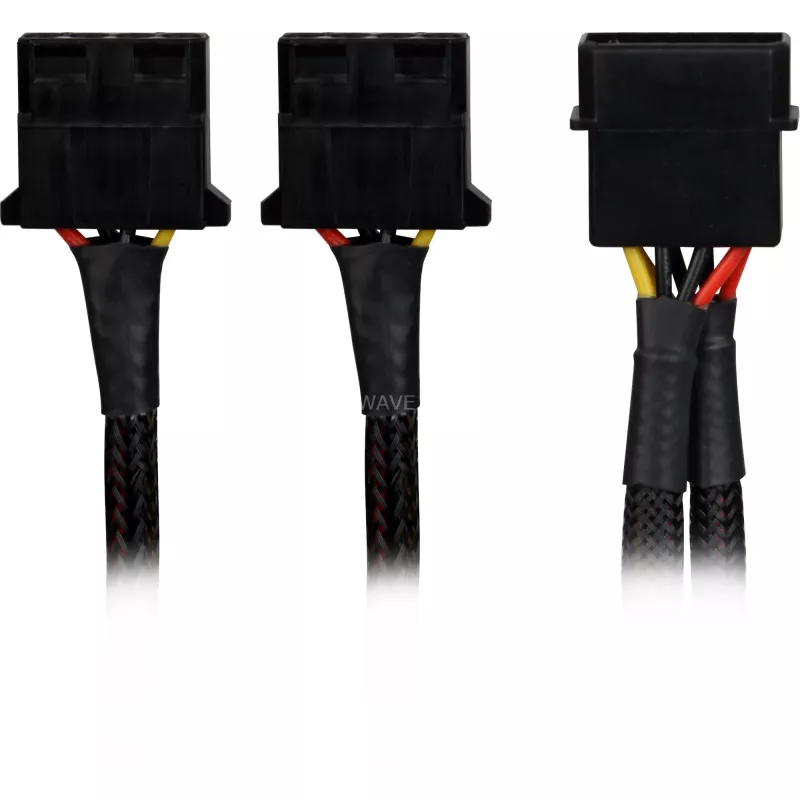 Adaptador de alimentação SATA em Y Sharkoon 4P Molex 0,15 m preto – Digital/Dados – alimentação