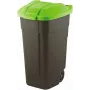 Curver 214125 Caixote do lixo 110 L retangular plástico preto, verde