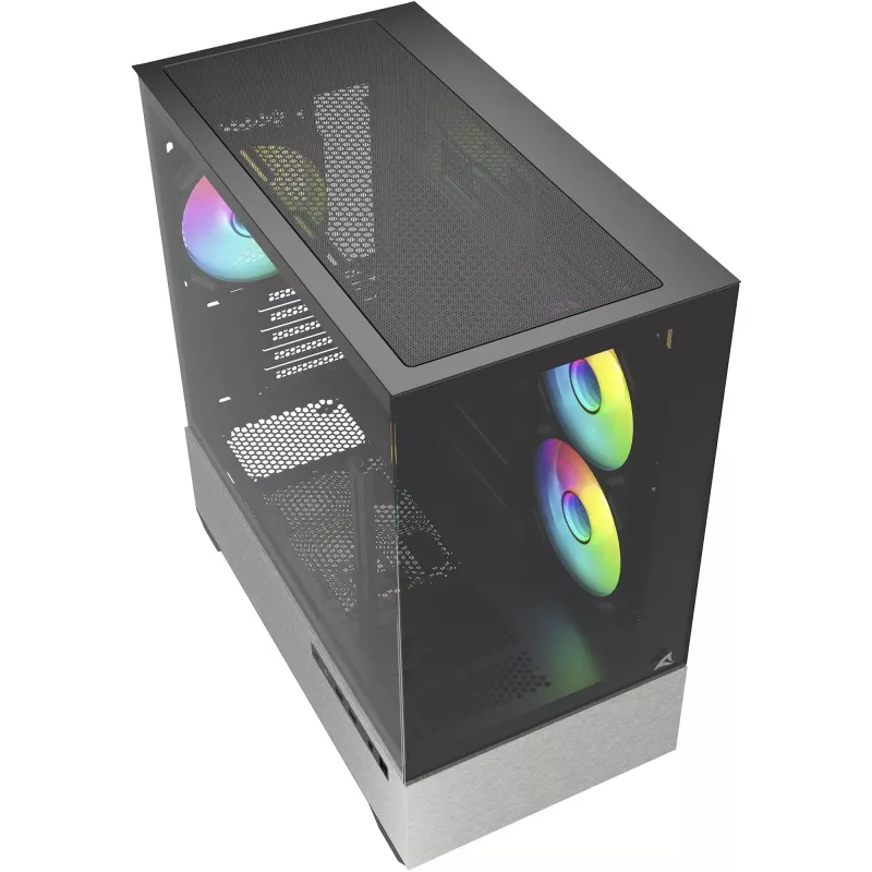 Caixa Sharkoon MK7 ARGB mATX 2x vidro