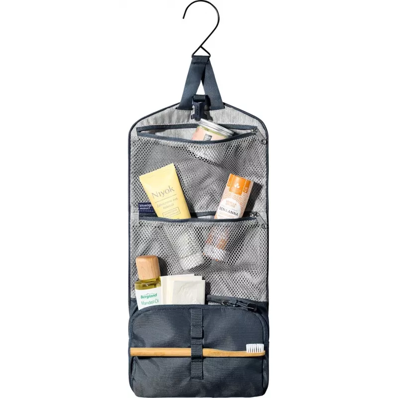 Bolsa de higiene DEUTER Wash Bag I, preto – bolsa de higiene de viagem compacta