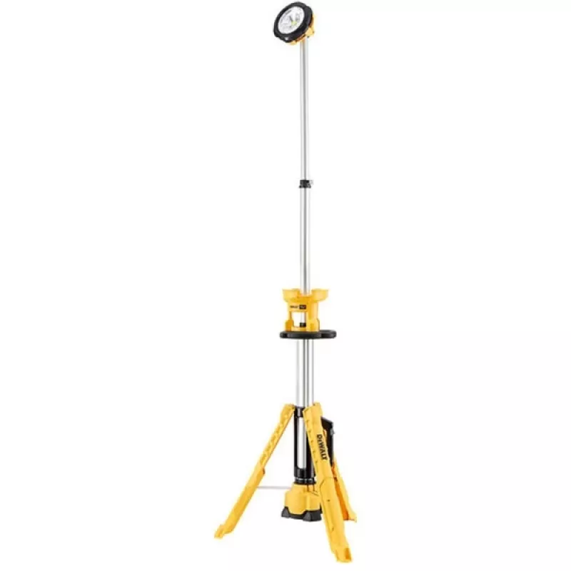 Projetor de trabalho autónomo DeWalt DCL079-XJ LED 3000 lm, portátil, preto/amarelo, a bateria, 11 h de autonomia