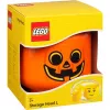 Caixa de arrumação Room Copenhagen LEGO Storage Head Pumpkin grande laranja/preto