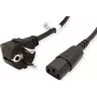 Cabo de alimentação Bachmann 356.1722 H05VV-F 3G1,5, 1,0 m