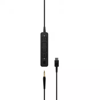 Headset EPOS ADAPT 165 USB-C II com fios arco de cabeça escritório/callcenter USB Type-C preto