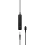Headset EPOS ADAPT 165 USB-C II com fios arco de cabeça escritório/callcenter USB Type-C preto