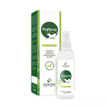POKUSA GreenLine BugSpray - Spray de corrida para cães - 150 ml