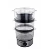 Esperanza Steam Volcano EKG009 Panela a vapor, 3 cestos, 400 W