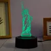 Lâmpada LED decorativa Manta SNL125RGB RGB 3D edifício