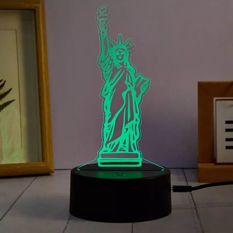 Lâmpada LED decorativa Manta SNL125RGB RGB 3D edifício