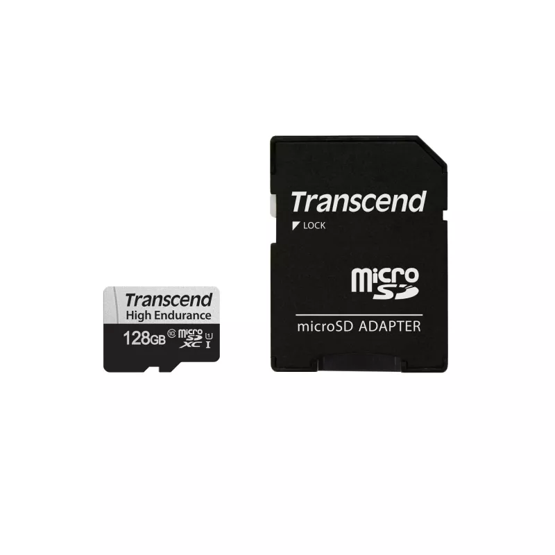 Memória flash Transcend 128GB MicroSDXC UHS-I 350V