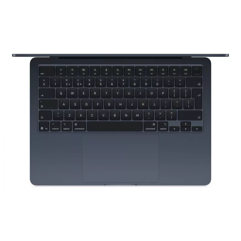 Apple MacBook Air 13 (2025), 24 GB, 512 GB, M4 (10-CPU/10-GPU), Midnight, fonte de alimentação 35W Dual USB-C, alemão, MC6C4D/A