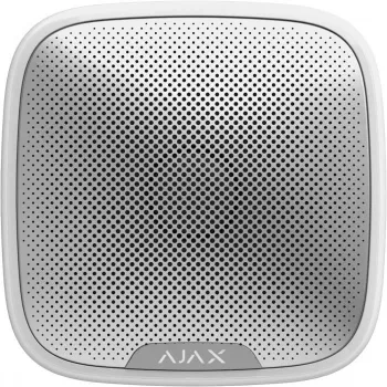 Sirene de rua sem fios Ajax StreetSiren branco IP54