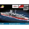 Conjunto de construção Cobi Couraçado Tirpitz modelo com 593 peças, à escala e com características de exposição