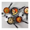 Conjunto de 5 frigideiras Russell Hobbs Metallic Marble RH02814EU7 – revestimento antiaderente, vários tamanhos
