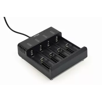 Carregador de pilhas Gembird BC-USB-02 USB iões de lítio NiCd NiMH
