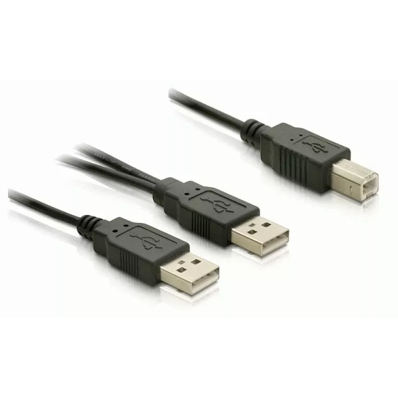 Cabo USB DeLOCK USB-B/USB-A 1 m preto
