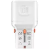 Carregador de viagem World 65W USB-C + USB-A branco