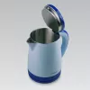 Chaleira elétrica Maestro MR-037 1,2 L 1630 W aço inoxidável, azul, base 360°