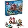 LEGO CITY 60422 Porto à Beira-Mar com Navio de Carga
