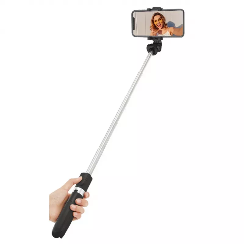 Tripé MEDIA-TECH MT5542 selfie stick 2 em 1 altura ajustável leve