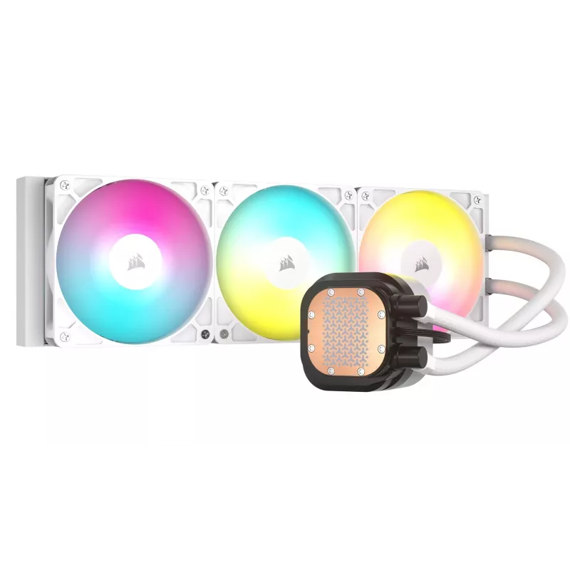 Refrigeração líquida tudo-em-um Corsair NAUTILUS 360 RS ARGB 1700 RPM branco