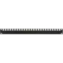 Tampa de gestão de cabos LOGON RAO305BL preto metal 48,3 cm