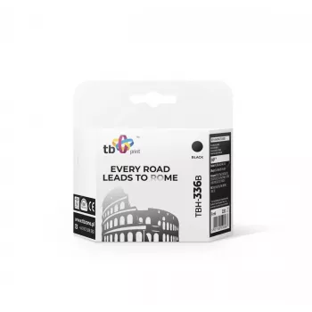 Tinta TBH-336B (HP N.º 336 – C9362EE) preto recondicionada