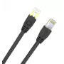 Cabo de rede UNITEK C1811EBK RJ-45 RJ-45 3 m Preto