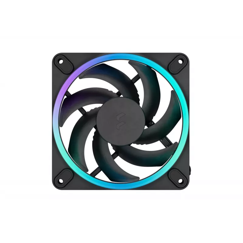 Fractal Design Momentum 12 RGB ventoinha de caixa de 120 mm, preta