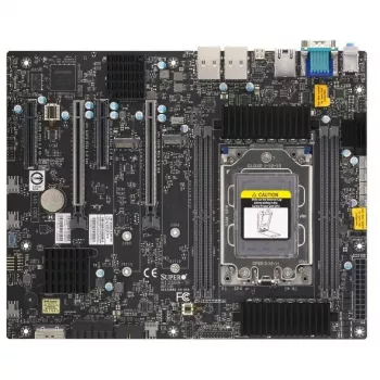 Placa-mãe Supermicro MBD-H13SRA-F TRX50 Socket sTR5 ATX DDR5 4×DIMM 96GB ECC M.2 SATA III 2×GbE IPMI