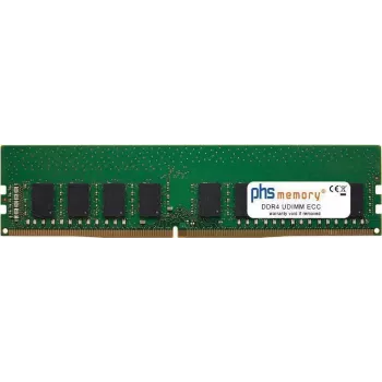 PHS-memory 8GB memória RAM adequada para Fujitsu D3417-B2 DDR4 UDIMM ECC 2400MHz PC4-2400T-E (SP398552)