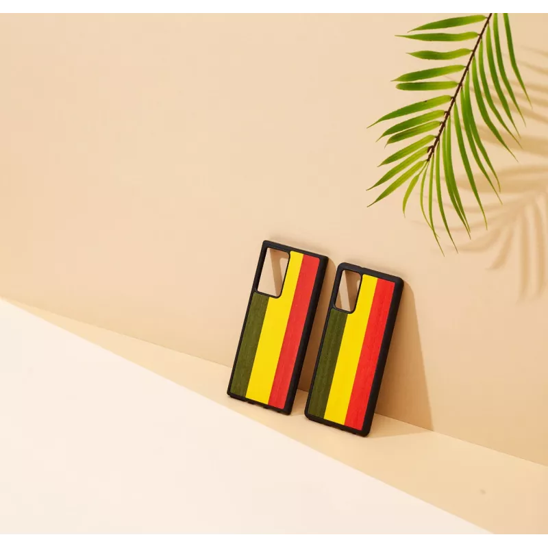 Capa para smartphone man and wood Galaxy Note 20 reggae preto