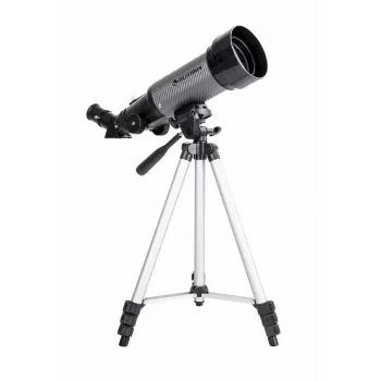 Telescópio refrator Celestron Travelscope 70 DX preto, cinzento