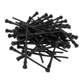 Fixações antivibração para ventoinha Akasa AK-MX003-BKT60 — conjunto de 60 fixações pretas para ventoinhas de arrefecimento de PC