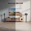 Suporte de chão MACLEAN MC-496 para Sonos Era 100 e 300, altura ajustável 682–1068 mm