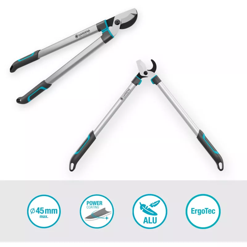 Gardena tesoura de poda EasyCut L cinzento/turquesa 50cm (12031-88)