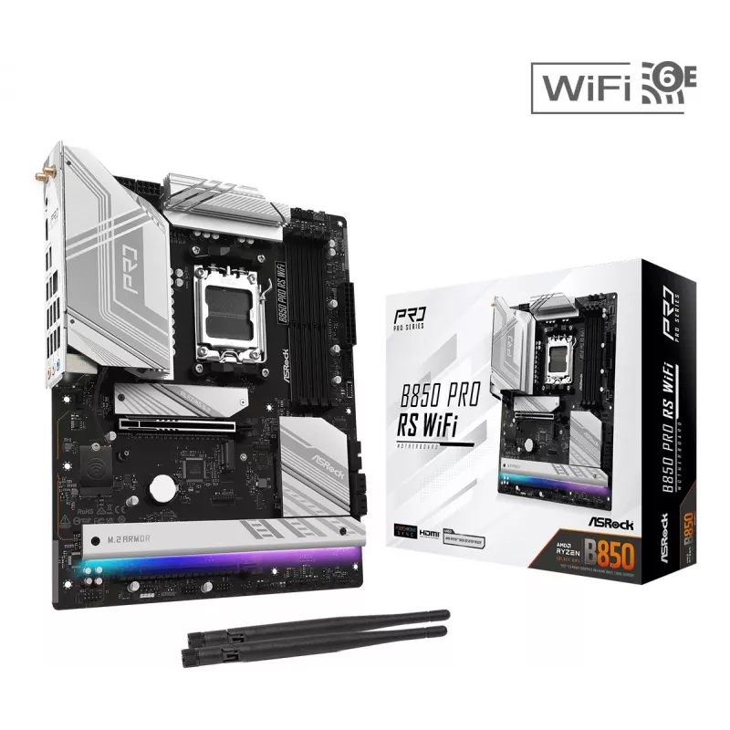 Motherboard ASRock B850 Pro RS WiFi AM5 ATX