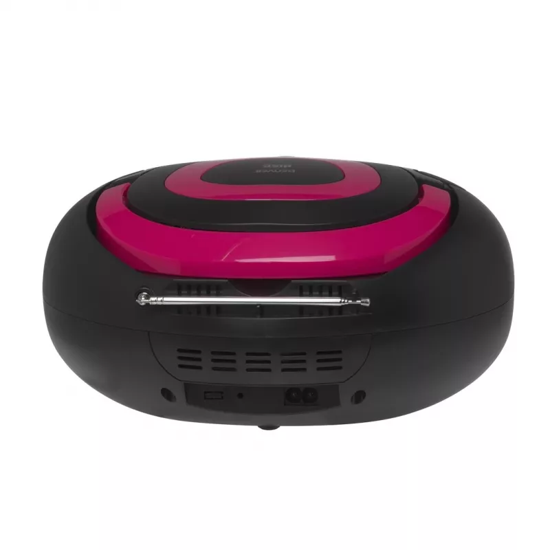 Denver TCL-212BT rosa leitor de CD leitor de CD portátil preto, rosa