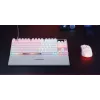 SteelSeries Apex Pro TKL Gen 3 teclado gaming, USB, inglês dos EUA, branco