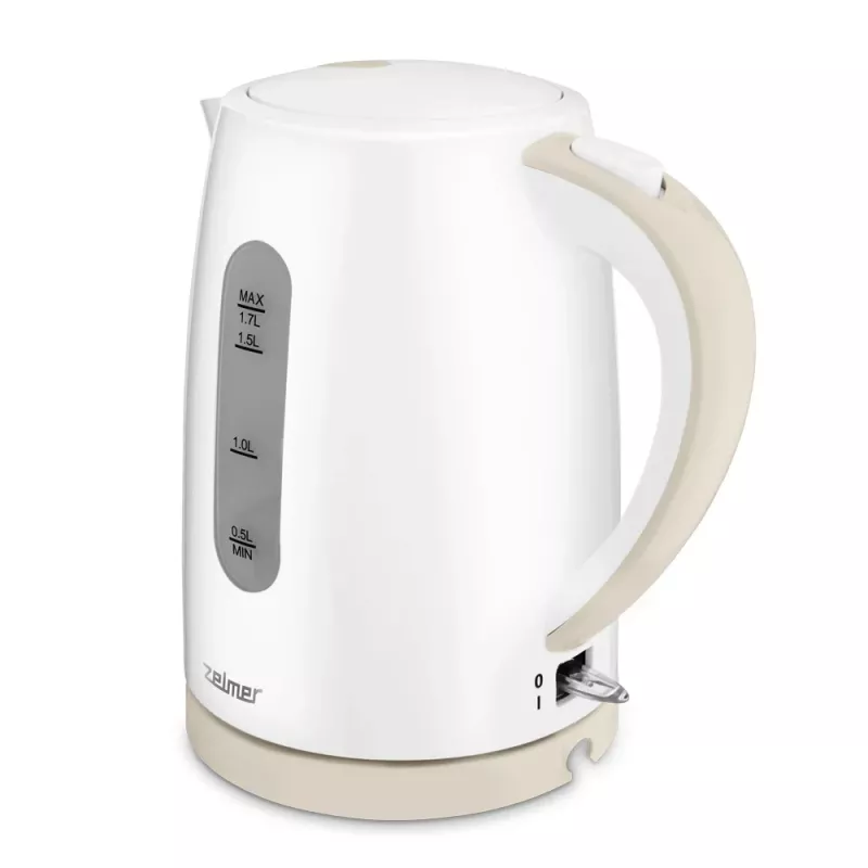 Chaleira elétrica Zelmer 1,7 L 2200 W branca