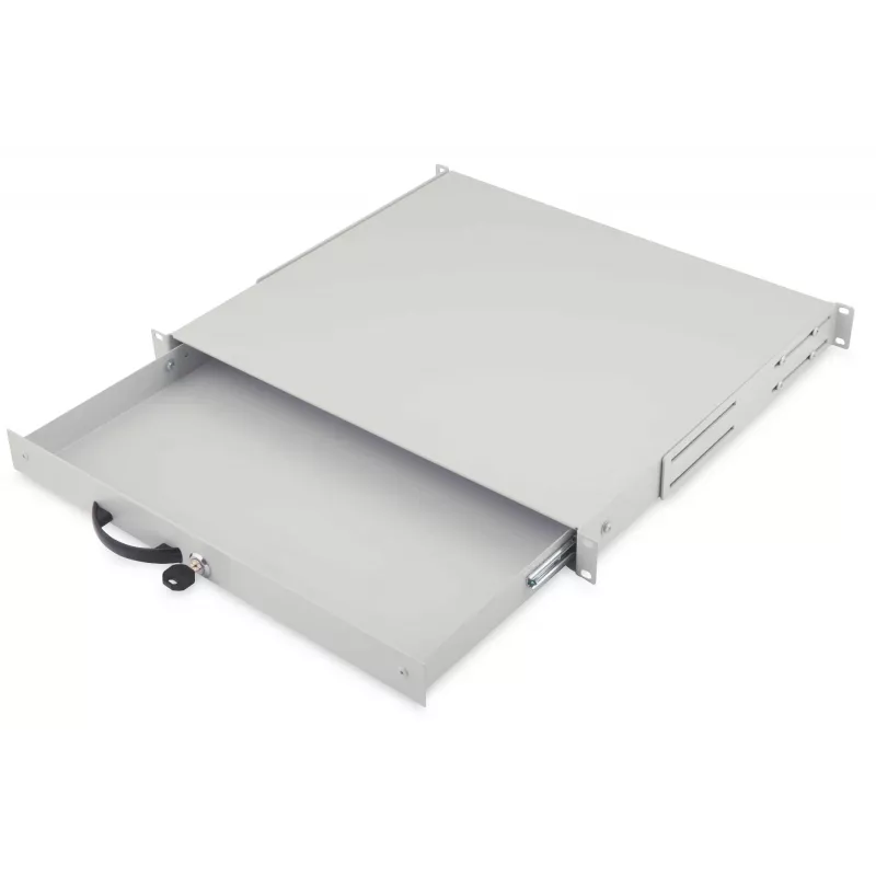 Gaveta de teclado com apoio para documentos Digitus DN-19 KEY-1U