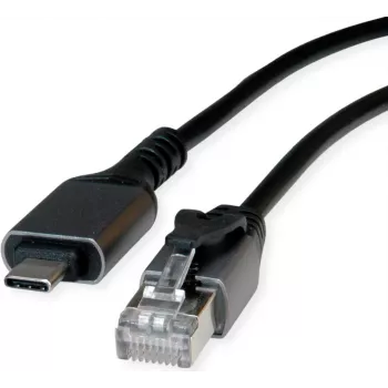 Cabo conversor VALUE USB3.2 Type-C - RJ45 Gigabit Eth. FTP ST/ST 1.5m - Digital/Dados - Rede (12.99.1166)