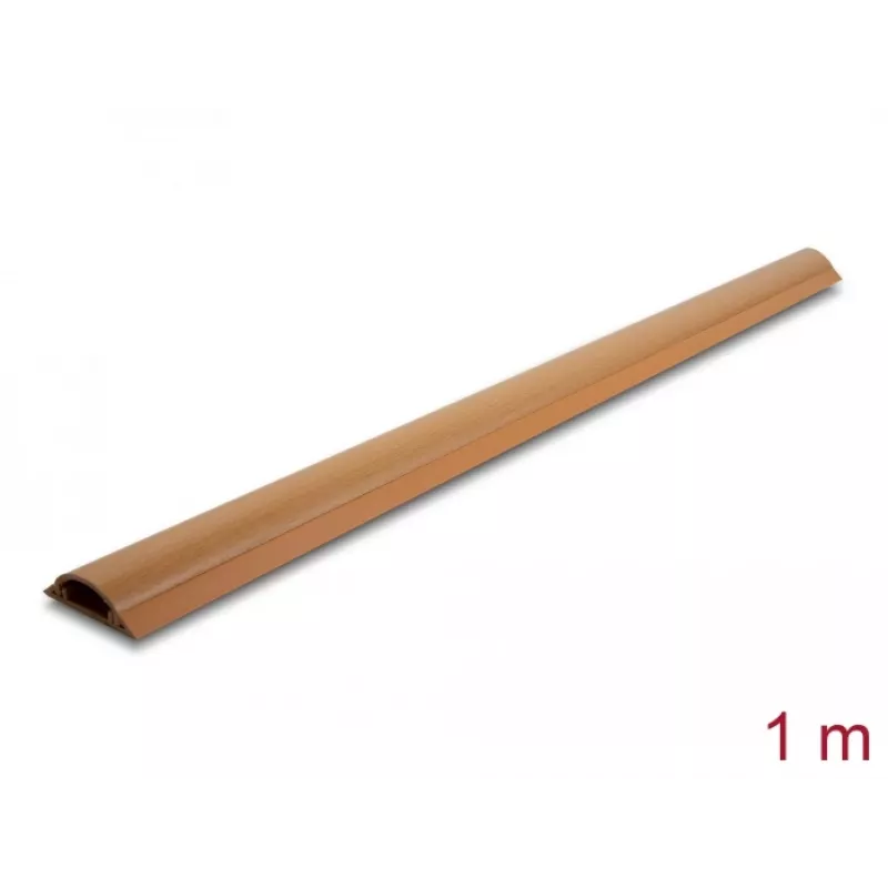 Calha para cabos DeLOCK 20731 autoadesiva 50 x 13 mm efeito madeira