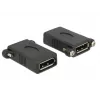 Adaptador DisplayPort DeLOCK DisplayPort 1.1 F-F preto
