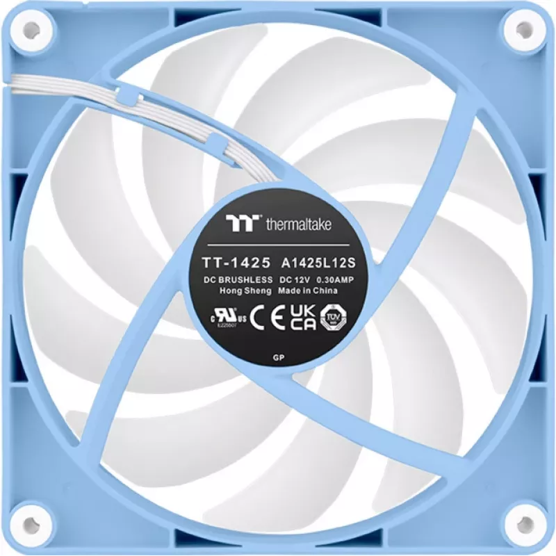 Ventoinha para PC THERMALTAKE CT140 Reverse ARGB Sync 140mm Hydrangea Blue pack de 2