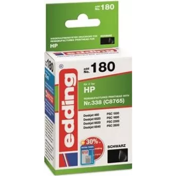 EDDING EDD-180 - tinta - HP - preto - 338 - recarga - recarga - compatível