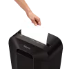 Destruidora de documentos Fellowes Powershred LX41 corte em partículas preta