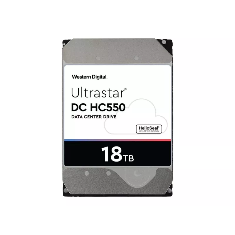 Disco rígido Western Digital 18 TB 3,5 polegadas Serial ATA III Ultrastar DC HC550