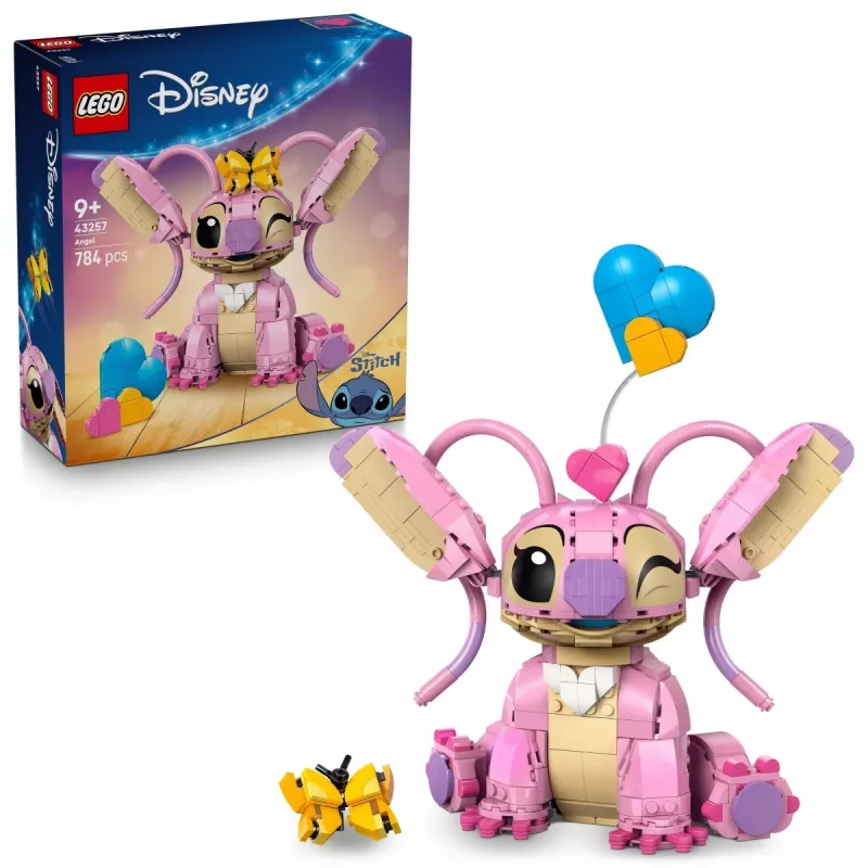 LEGO Disney Minimodelo Colecionável Andzia Angel 43257 — 784 peças, 250 mm de altura, para crianças a partir dos 9 anos